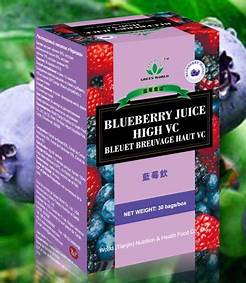 BLUEBERRY JUICE a la fraise.