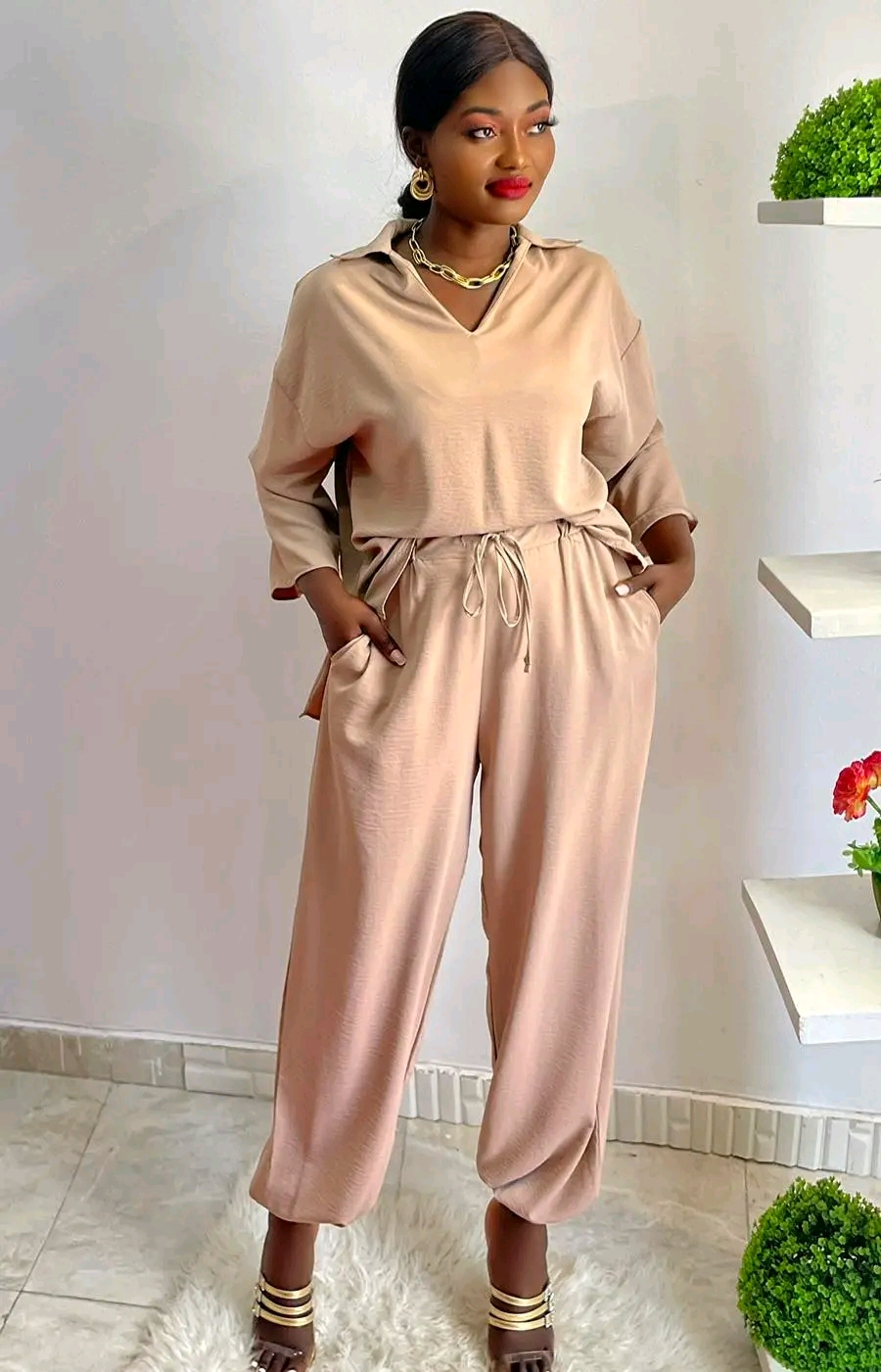 Ensemble pantalon dame