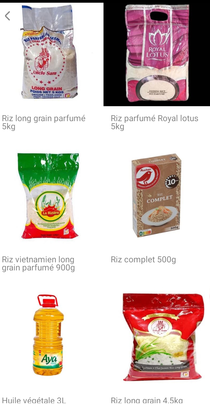 RIZ, HUILE, DISPONIBLE ACTUELLEMENT 100%100 PI